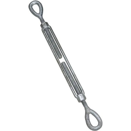 NATIONAL HARDWARE 3270BC Series Turnbuckle, 1800 lb Working Load, 12 in Thread, Eye, Eye, 9 in L TakeUp N177-410